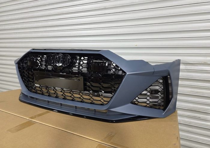 Front Bumper for Audi A6 S6 C8 19- 24 RS6 honeycomb style