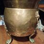 Collection of Brass Scuttle & 2 Brass Bins Image 5