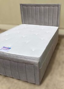 king size Monaco bed frame with Mattress included