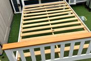 Gorgeous Modern White 4Ft Small Double Wooden Bed Frame - Can Deliver