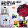Alcohol Still, 5 Gal / 19 L Stainless Steel Water Alcohol Distiller with Copper Coil for Fast Cooling, Dual Condenser Distiller Kit with Secondary Distillation Image 5