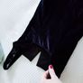 Black Velvet Bodysuit - Size xs Image 5
