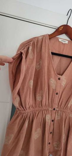 SLOWLOVE blush boho top Sz L (Fit 10-12UK) - 89 (New)