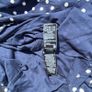 v-neck navy polka dot dress size 12 Image 9