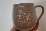 Winter ceramic mug with snowflake NEW