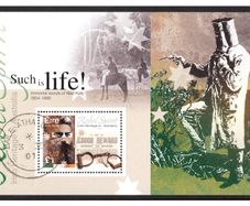 2001 Ireland Irish Heritage in Australia Miniature Sheet Stamp Miniature Sheet Fine Used with clear Dublin cancel