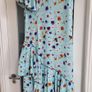 NATASHA ZINKO blue floral ruffle midi Sz 12 UK - Bnwt - Rrp 651 Sterling Image 5
