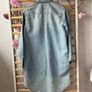 Bnwt gap stonewash shirt dress size small with pockets Image 4