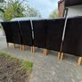 6 leather dining chairs Image 3
