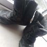 Boy size 28 winter boots leather warm Image 3