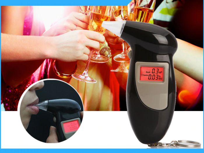 Brand New LCD Alcohol Tester Digital Alcohol Detector Breathalyzer with Backlight Display