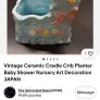 Vintage Ceramic Basinett Planter Image 5