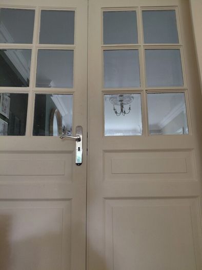 Internal French doors with windows