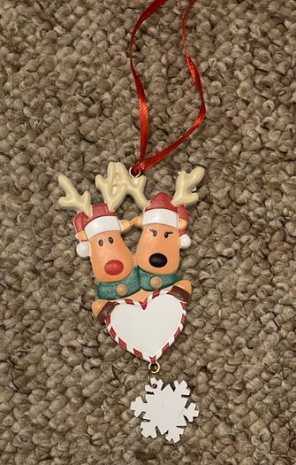 personalised christmas ornament