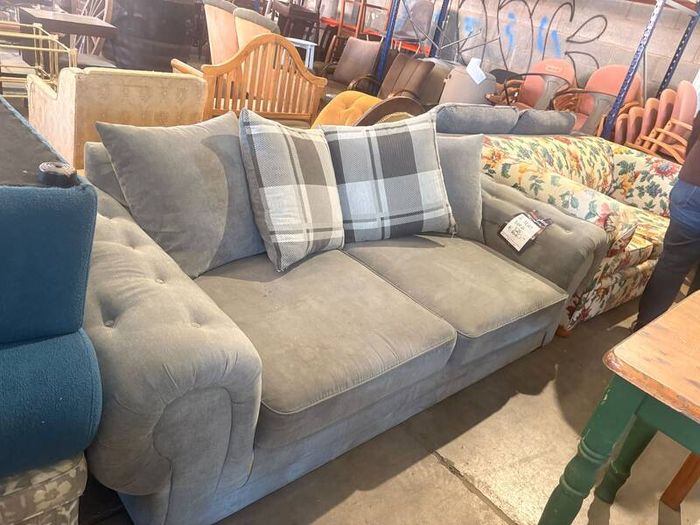 Grey 3-Seater Sofa