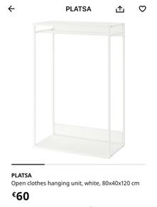 IKEA Storage hanging unit rail