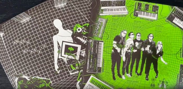 Frankie & The Witch Fingers "trash Classic" Clear W/ Green Liquid-filled Vinyl Free viewing