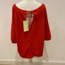 Carolyn Donnelly size 14 orange viscose mix top Image 3
