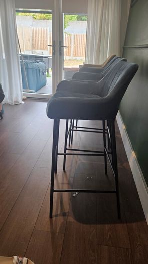 Fabric Bar Stools