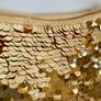 Vintage Leg Avenue Gold Sequin Hotpants Size S Image 8
