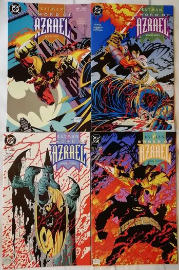 Batman: Sword of Azrael #1-4 Complete Set &1st Appearance of Azrael (1992-1993)