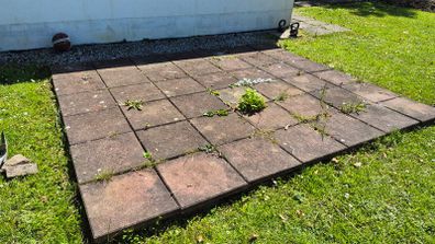 Paving slabs width 450x450mm