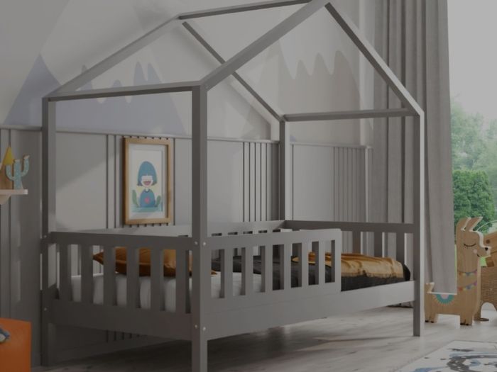 Kids Bed Toddler House Bedroom