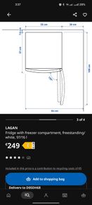 Ikea Lagan Mini fridge