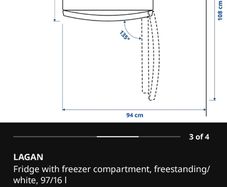 Ikea Lagan Mini fridge