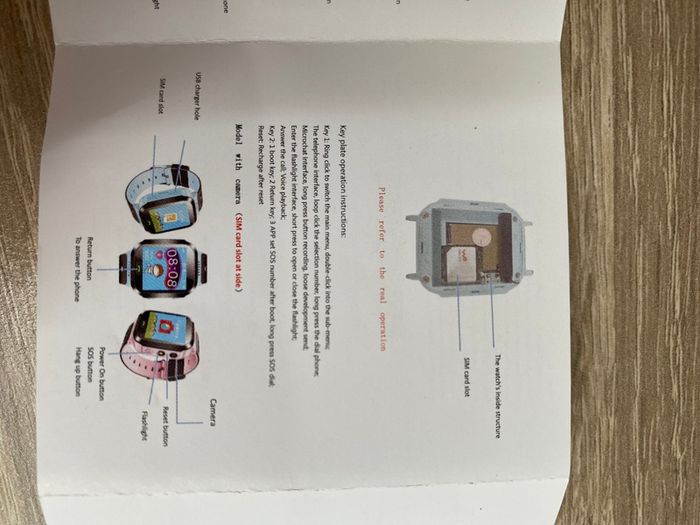BNIB pink/black smartwatch
