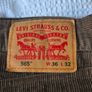 NEW Levis 565 Corduroy Image 2