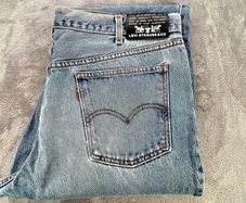 Vintage Levi's 643 Jeans Blue Mens W37 L30 90s Orange Tab Straight Fit - Italy