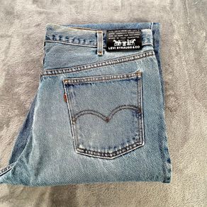 Vintage Levi's 643 Jeans Blue Mens W37 L30 90s Orange Tab Straight Fit - Italy