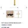gold cross pendant Image 6