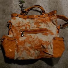 Large Orange Kathy Von Zeeland bag