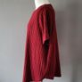 Shein burgundy ribbed top, Size 3XL / UK22 Image 3