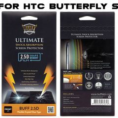 Buff HTC BUTTERFLY S Shock absorption Screen protector film free postage