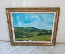 Oil painting on board