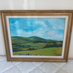 Oil painting on board