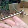 Vintage Massive gilded metal Wall Sconces Image 4
