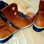 Brown Lace-Up Boots with Double Zip Image 7