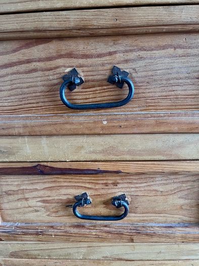 Rustic pine chest