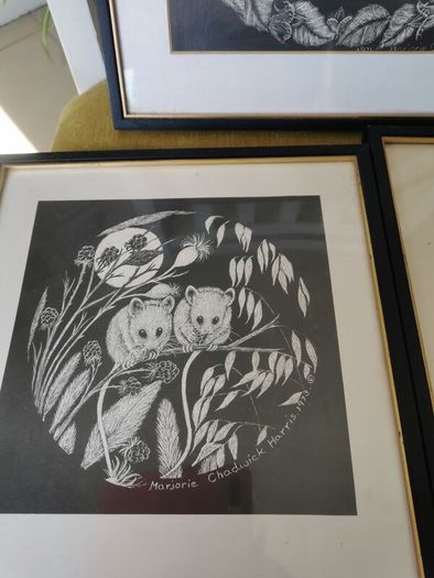 Scratch board Artwork