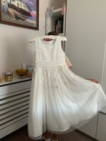 Flower girl dress and wrap