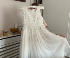 Flower girl dress and wrap