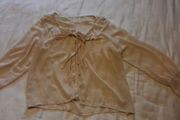 Cream Frill Blouse