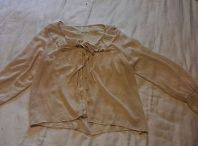 Cream Frill Blouse