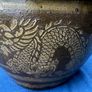 Vintage glazed flower pot Image 3