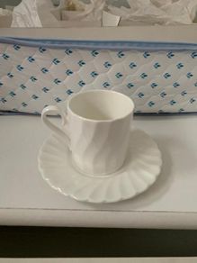Aynsley Fine Bone China Set of 8 Coffee Cups & Saucers