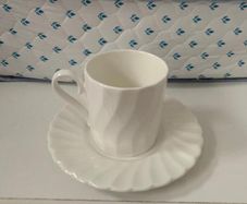 Aynsley Fine Bone China Set of 8 Coffee Cups & Saucers
